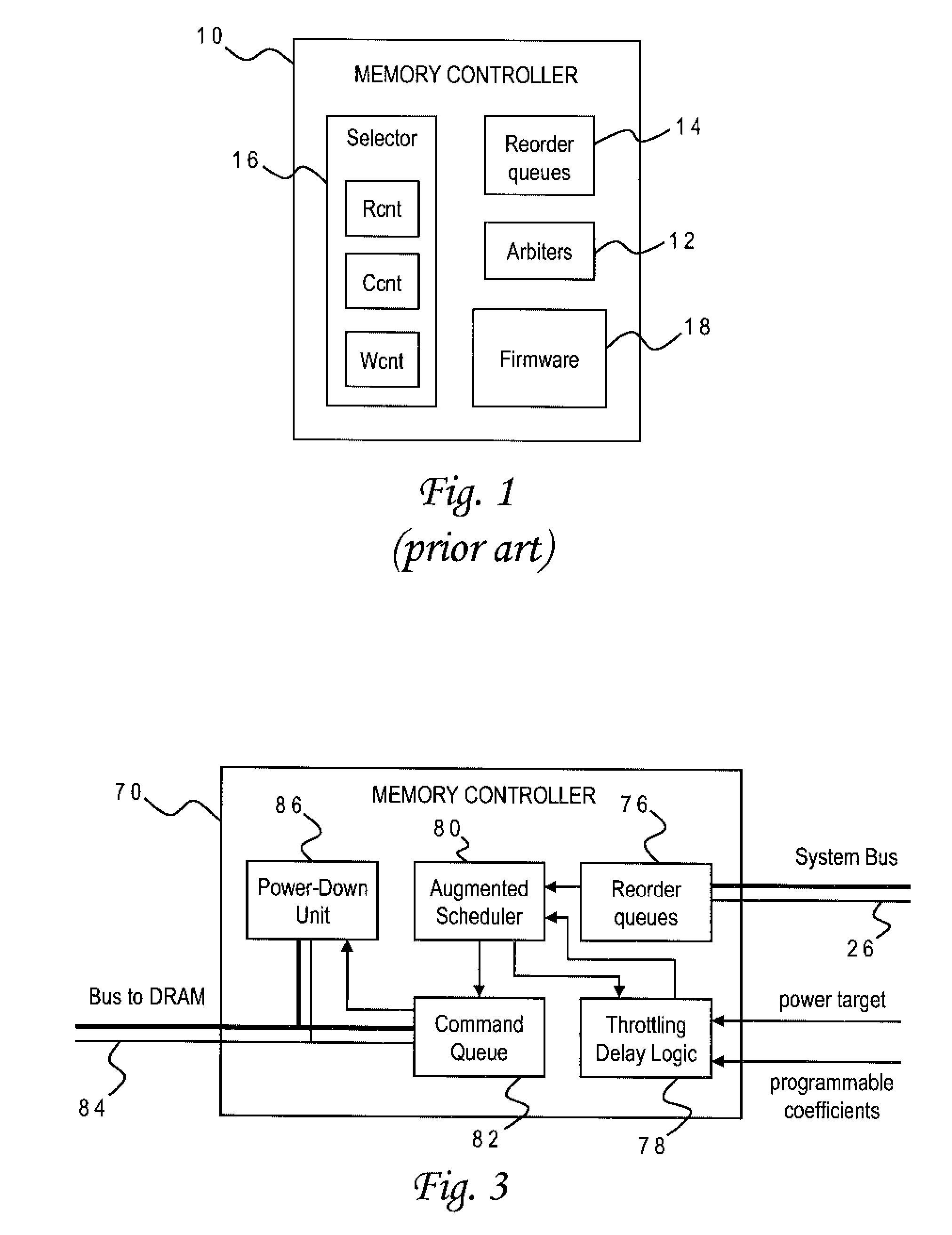 DRAM Power Management in a Memory Controller