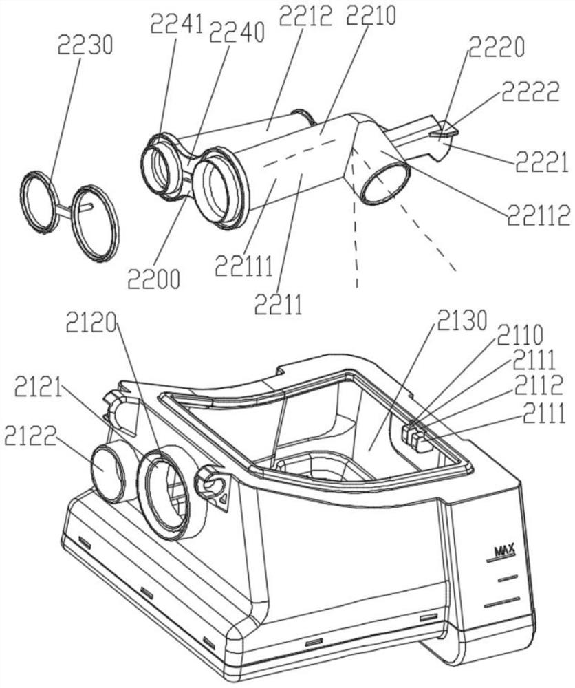 Breathing machine and humidifier device thereof