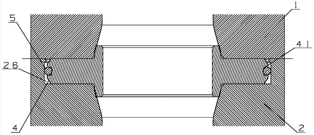 Connecting apparatus of dual-wall high-pressure gas pipelines