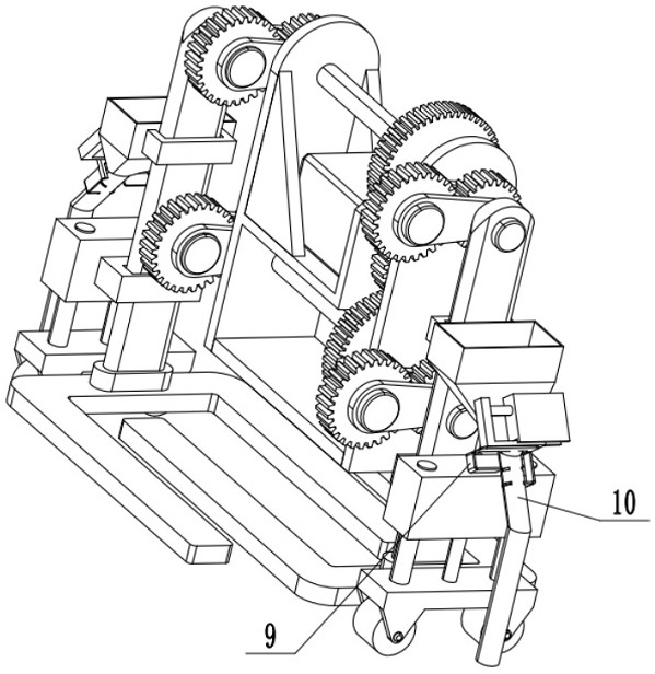 Vegetable field walking seeder