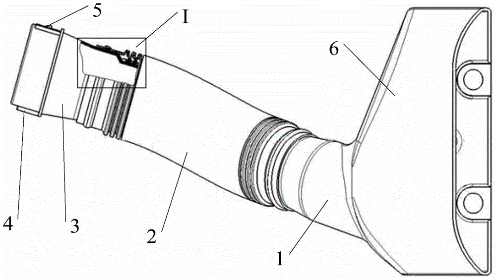 Air inlet pipe