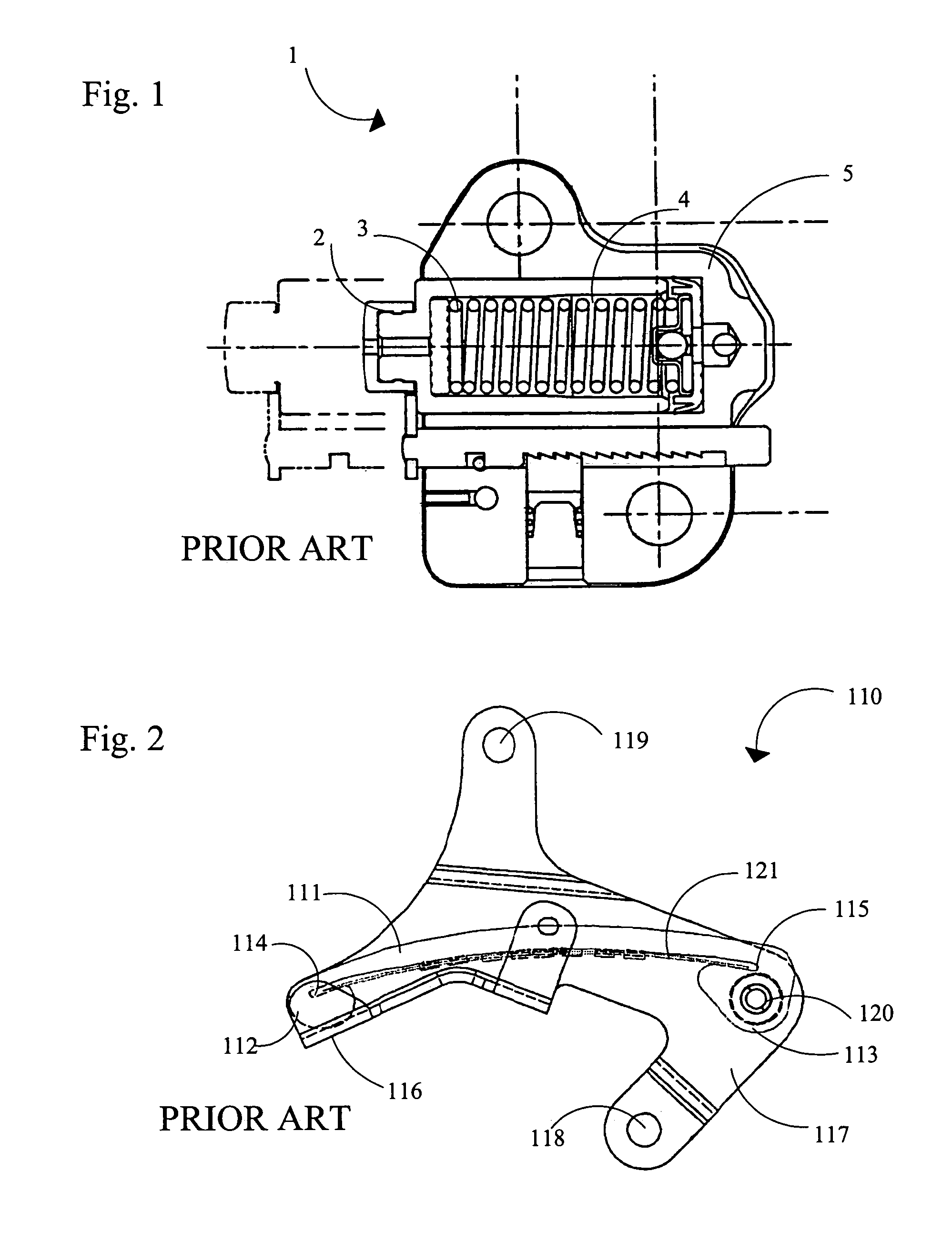 Mechanical chain tensioner with compliant blade spring