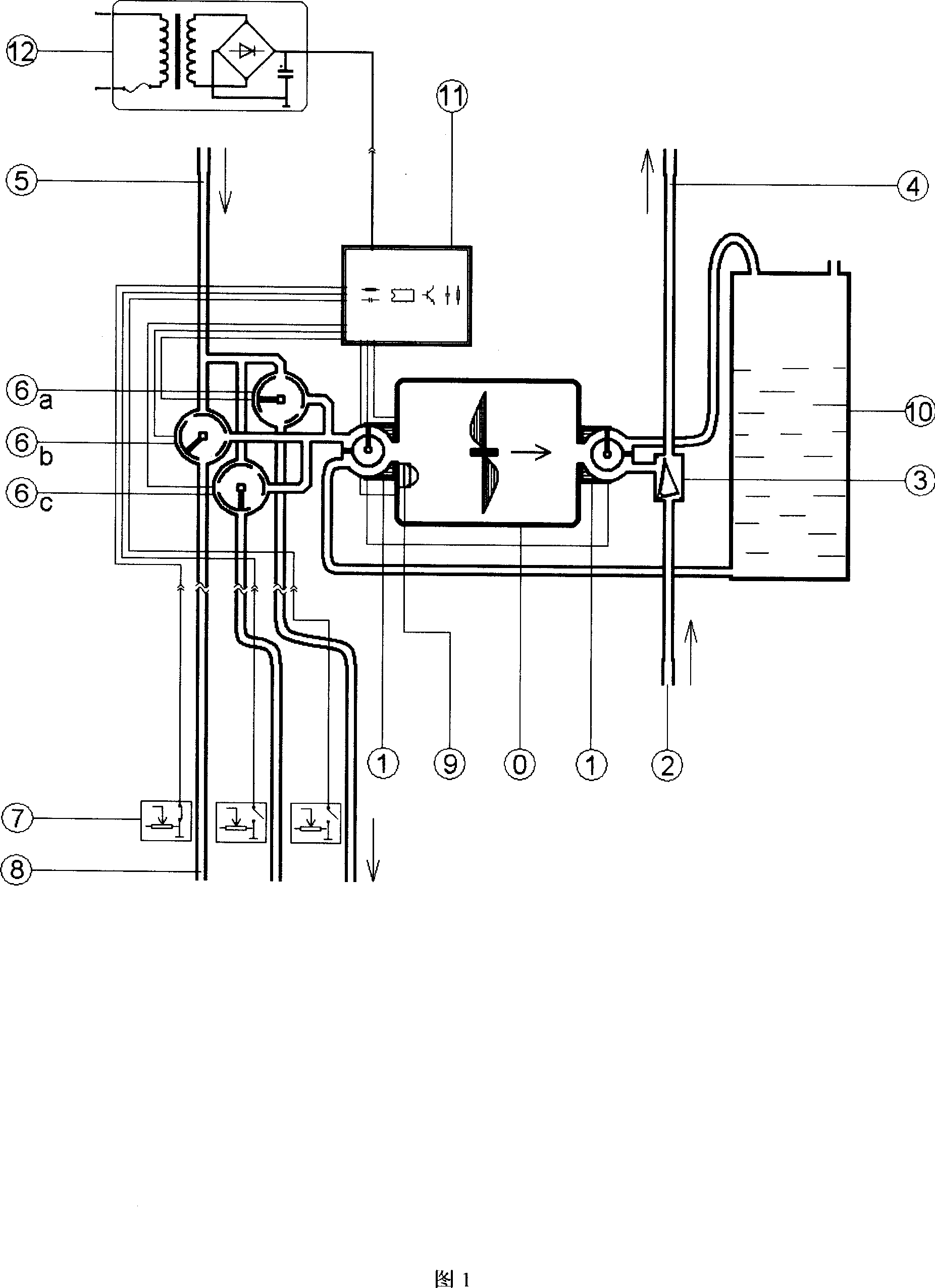 Water saver with waste-water backflow reutilizing function for water heater