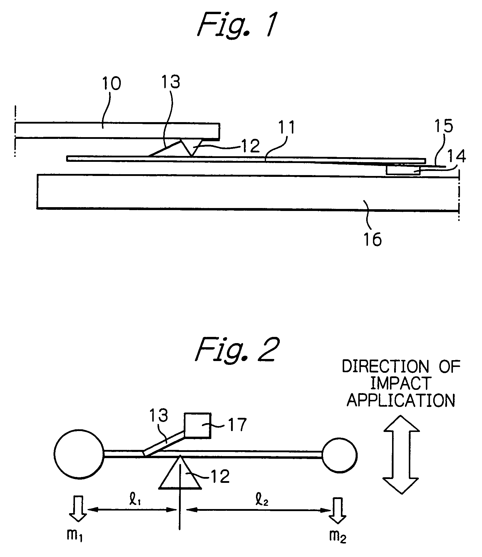 Head supporting mechanism including two load beams with ribs overlapped with each other