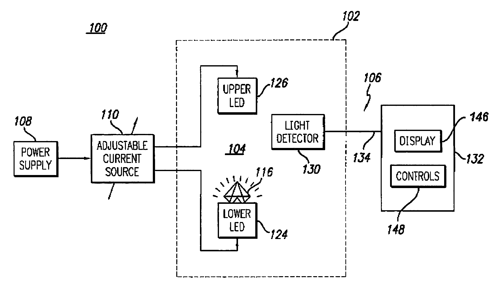 Fluorescence measuring device for gemstones