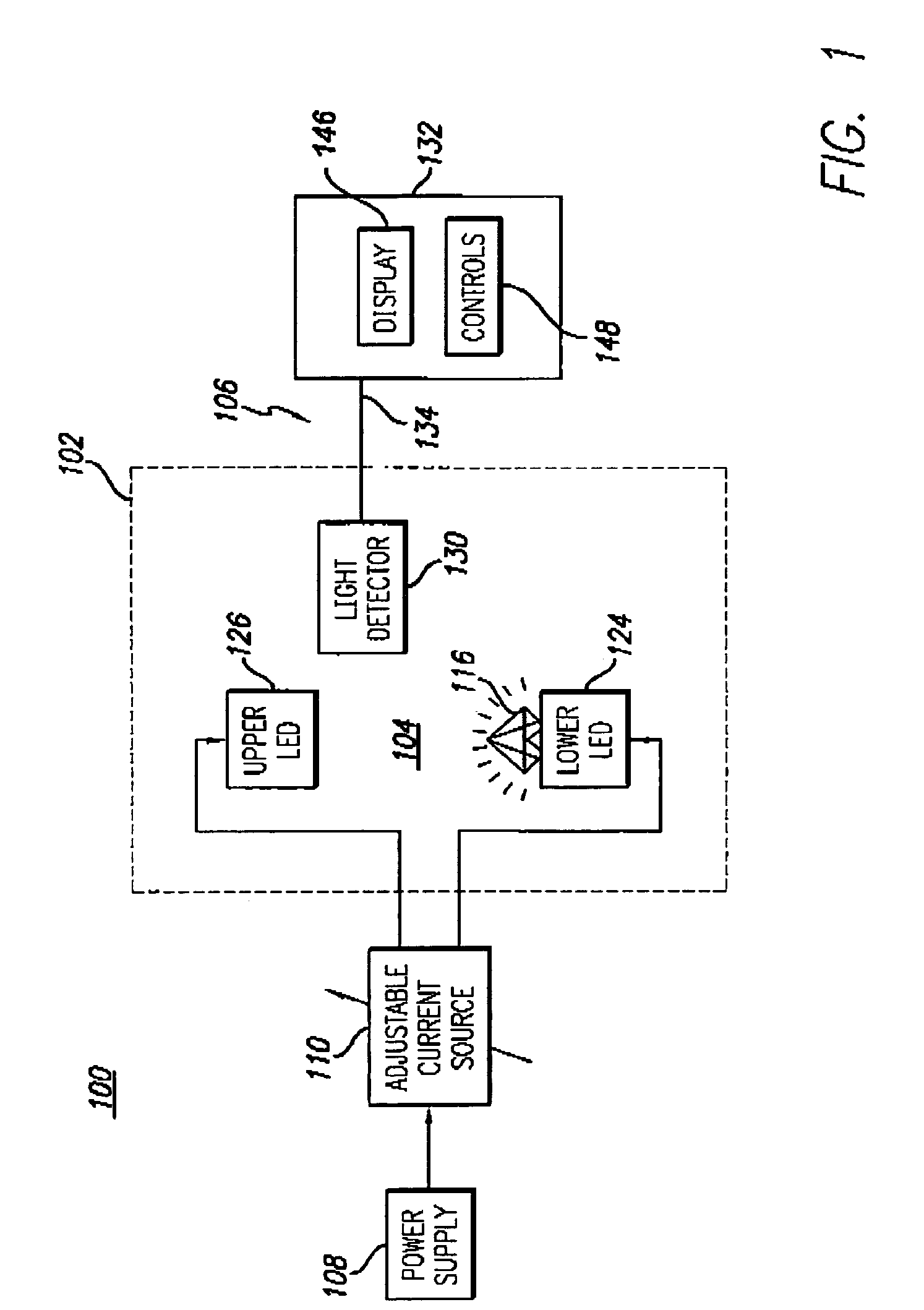 Fluorescence measuring device for gemstones