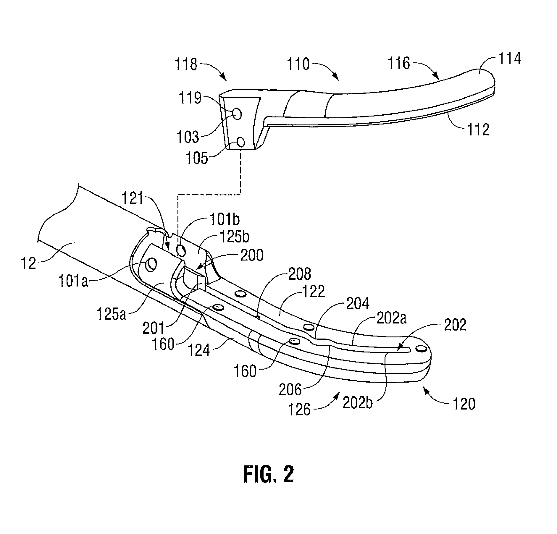 Apparatus and method of controlling cutting blade travel through the use of etched features