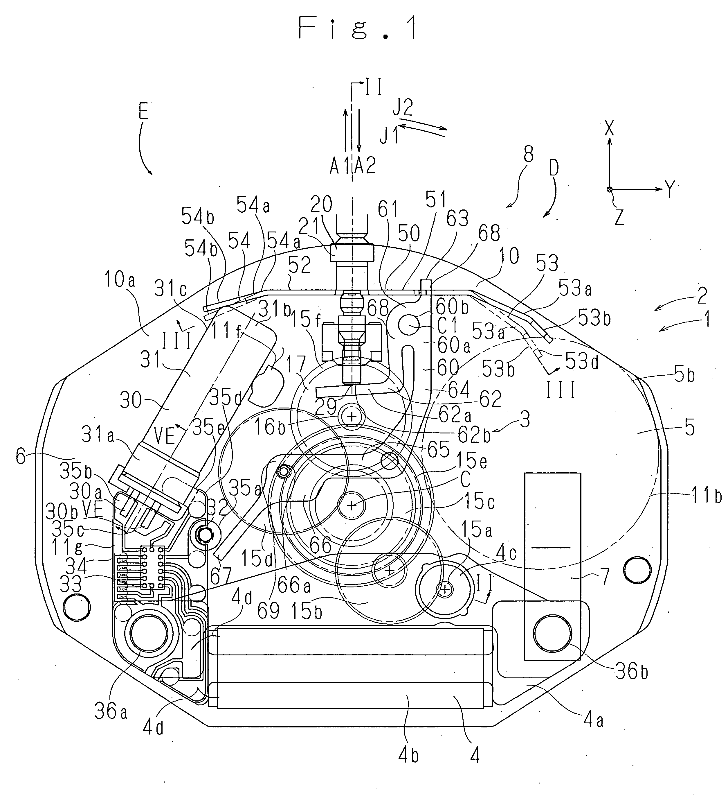 Reset lever apparatus and electronic timepiece having the same