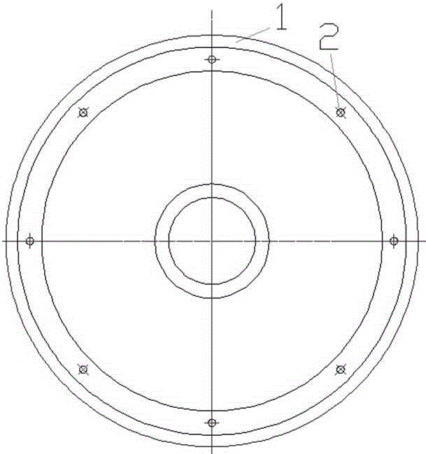 Built-in particle damping shock absorber type wheel for railway vehicle