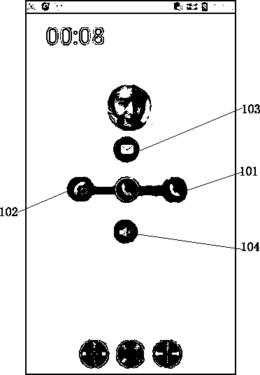 Multitask incoming call suspension prompting method and system based on mobile terminal