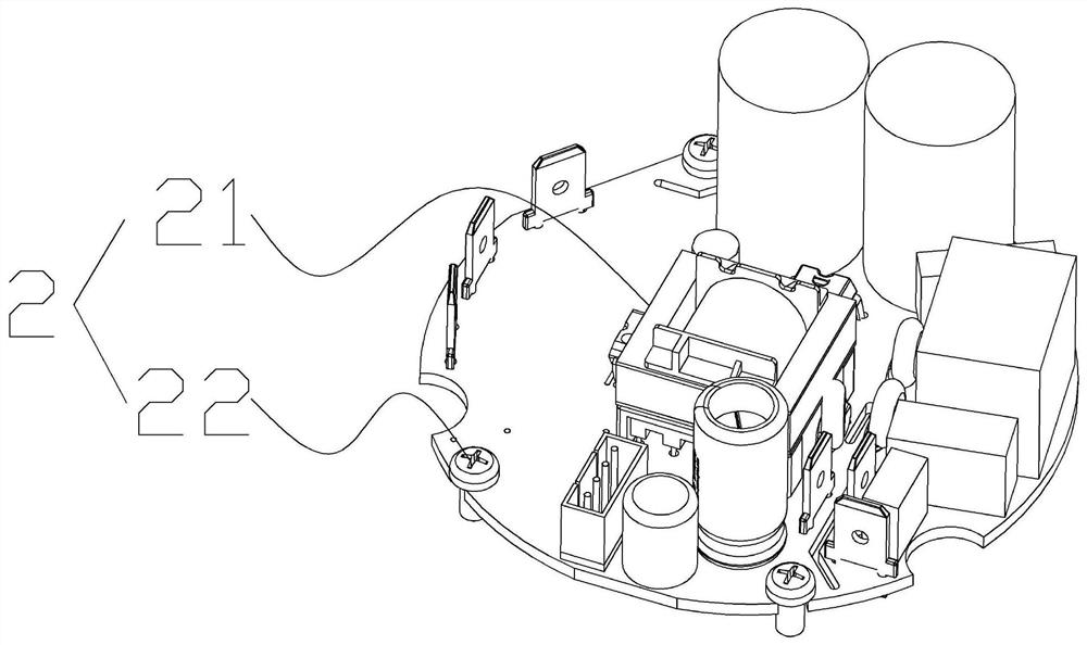 A booster pump variable frequency drive controller