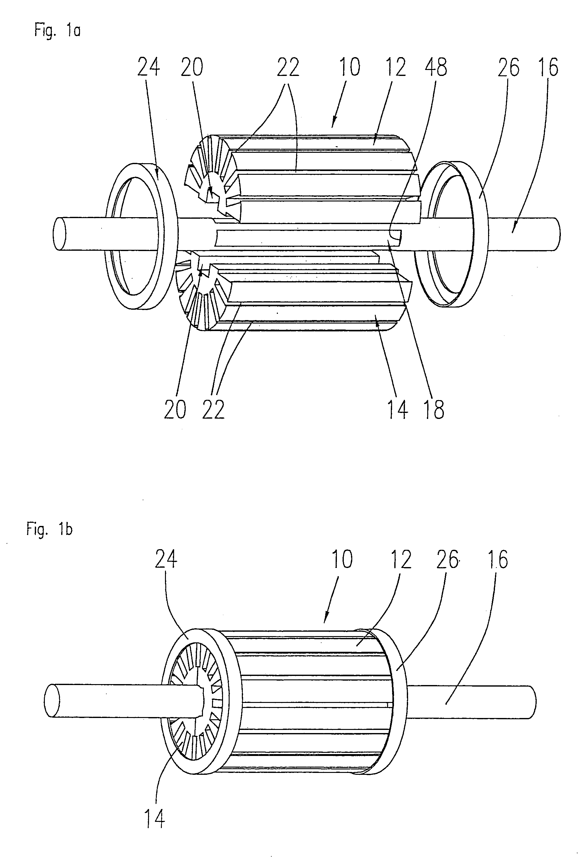 Rotor arrangement for an electric machine and a method for the manufacture of a rotor arrangement