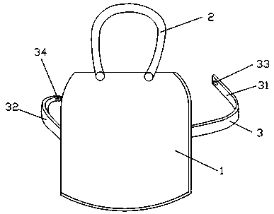 Anti-radiation chest protector for doctor in imaging department