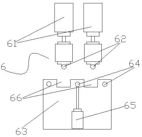 Integrated boneless rain brush steel piece machining machine