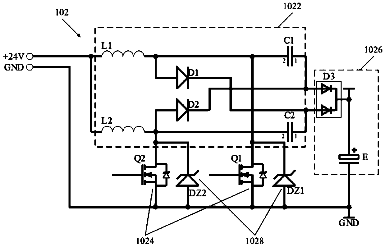 Power supply control circuit and vehicle-mounted air conditioner