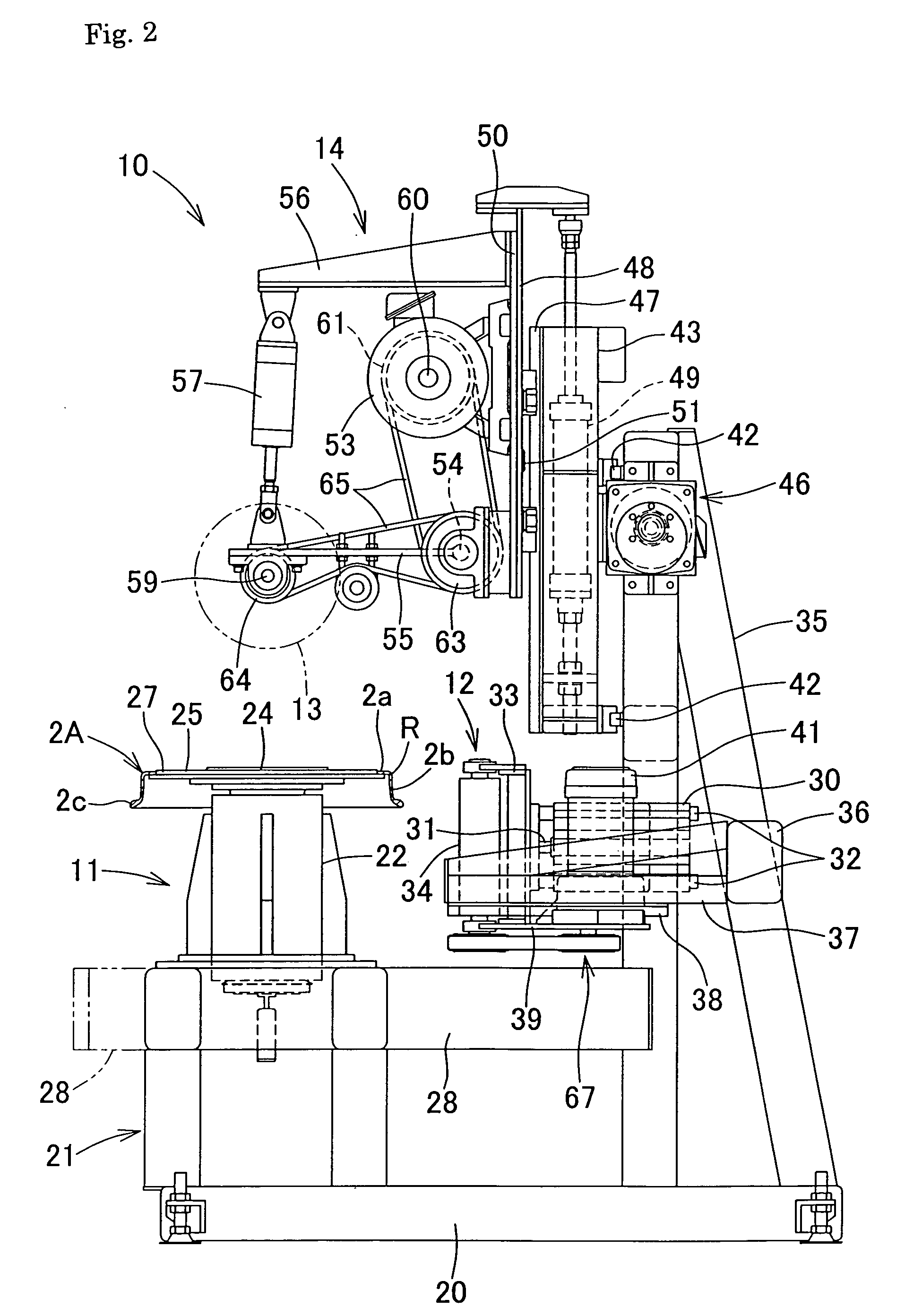 Plating removing apparatus for three-piece wheel