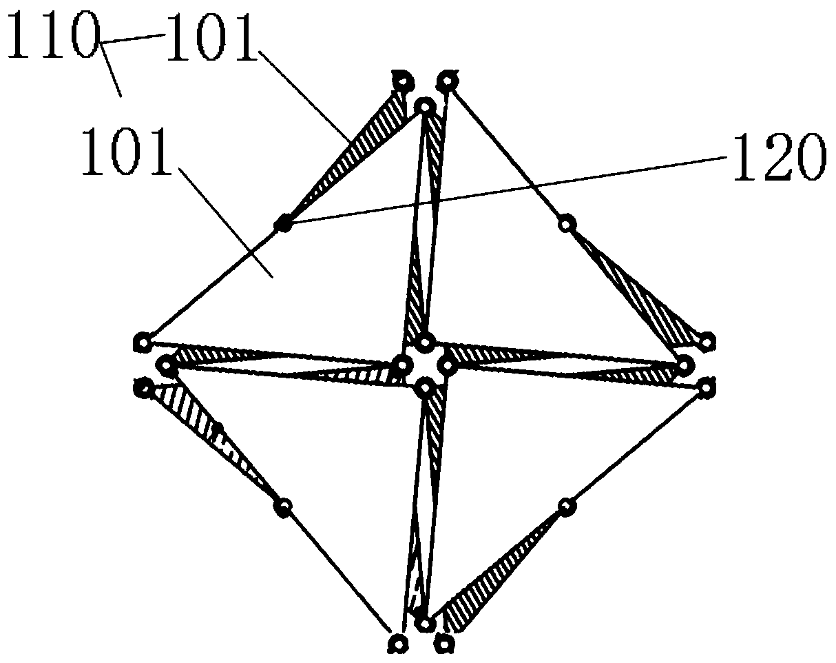 A telescopic led display device