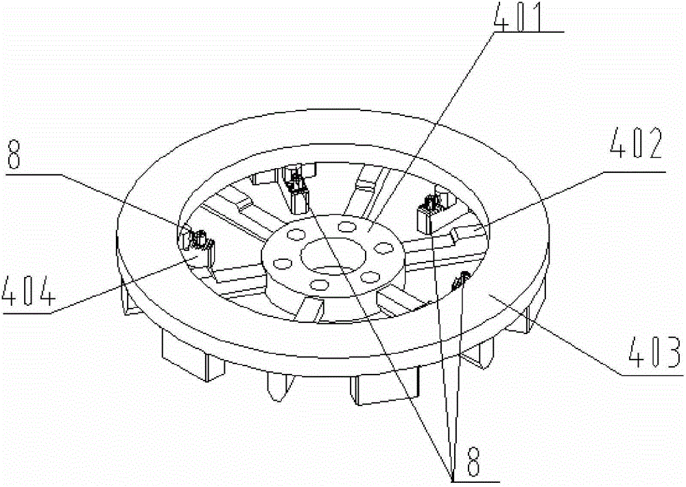 Welding jig for covering roller assembly connection block of hydraulic torque converter and process thereof