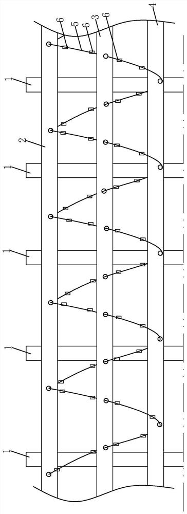 Construction method of a vehicle anti-collision structure on expressway