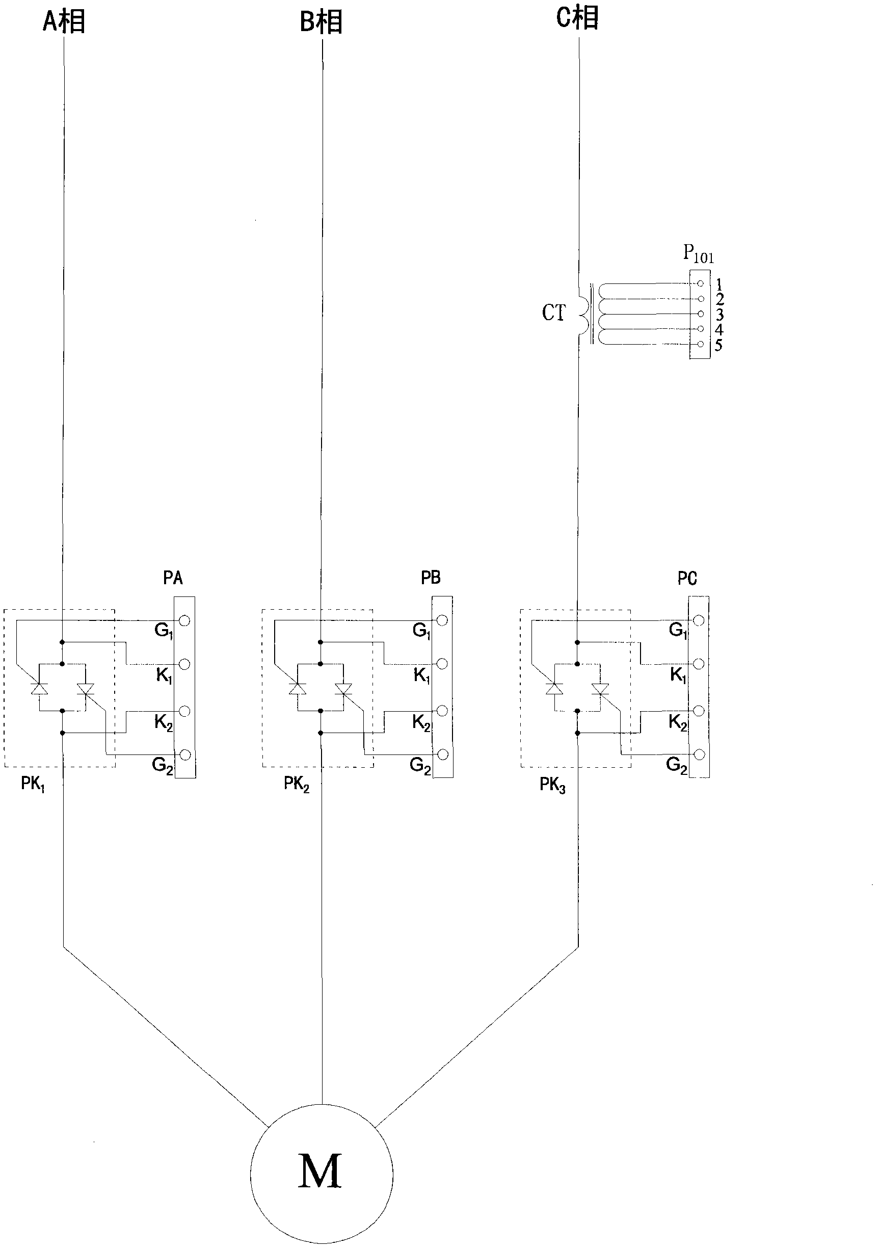 Motor load tracking synchronous adjusting power saving device