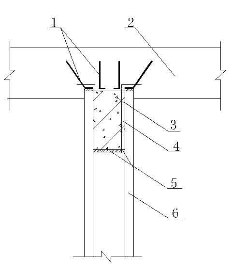 Construction method for connecting concrete thin-wall pipe pile by wooden supporting plate