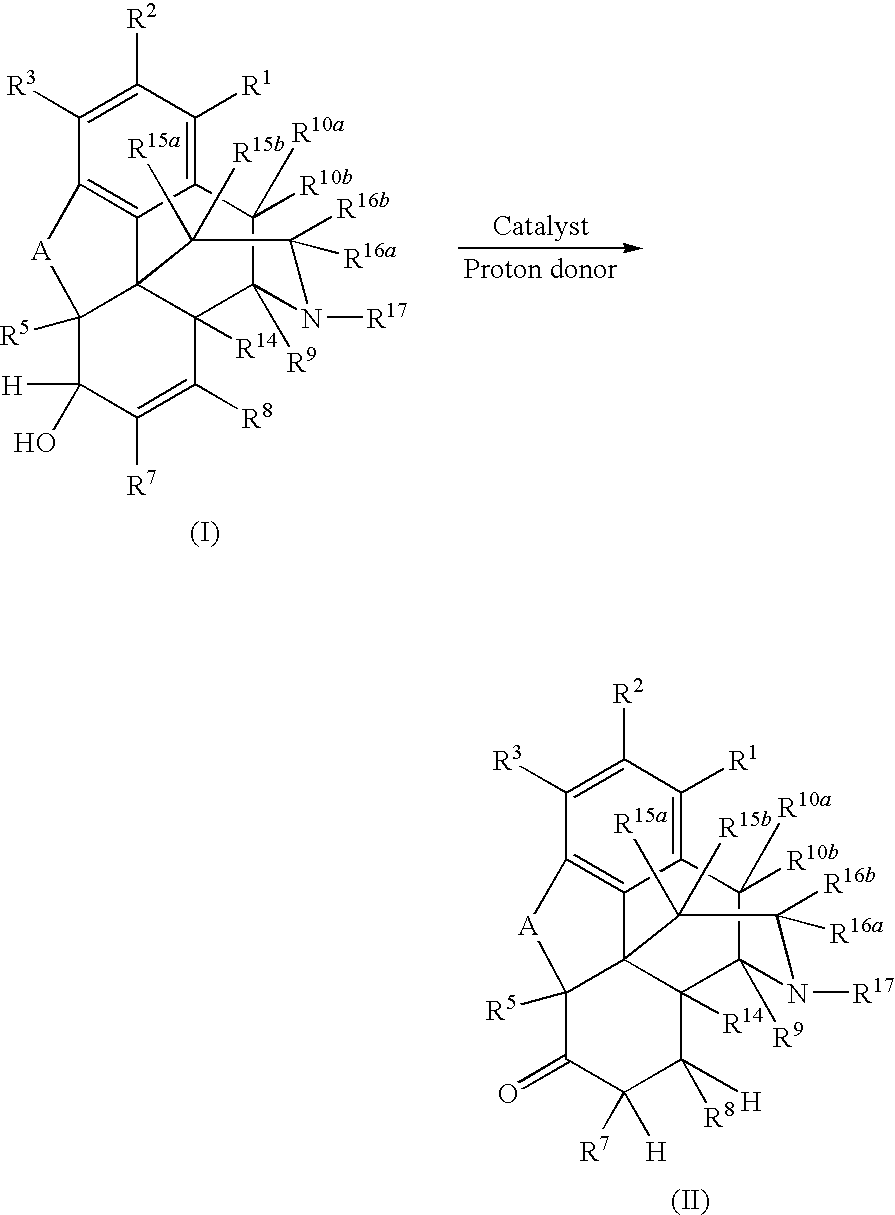 Preparation of Saturated Ketone Morphinan Compounds by Catalytic Isomerization