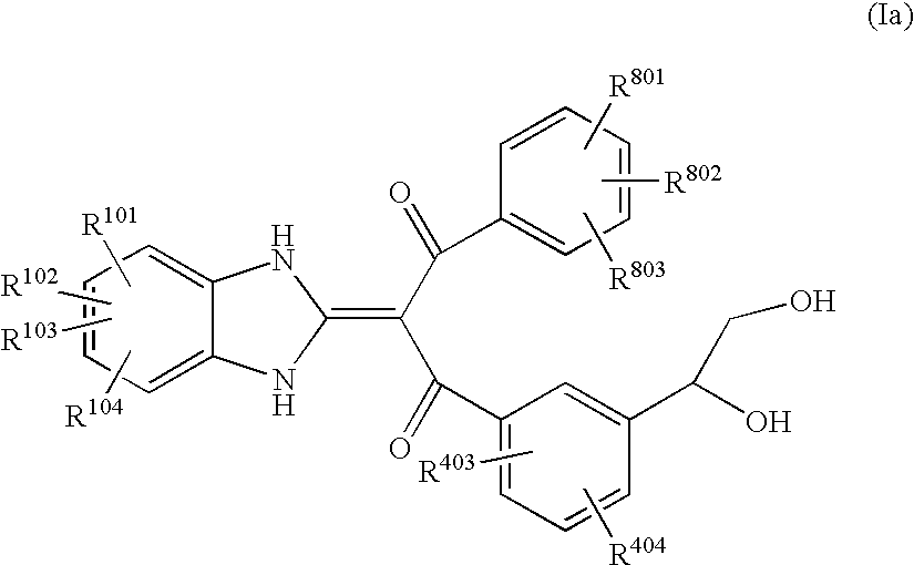 Benzimidazolylidene propane-1,3-dione derivative or salt thereof