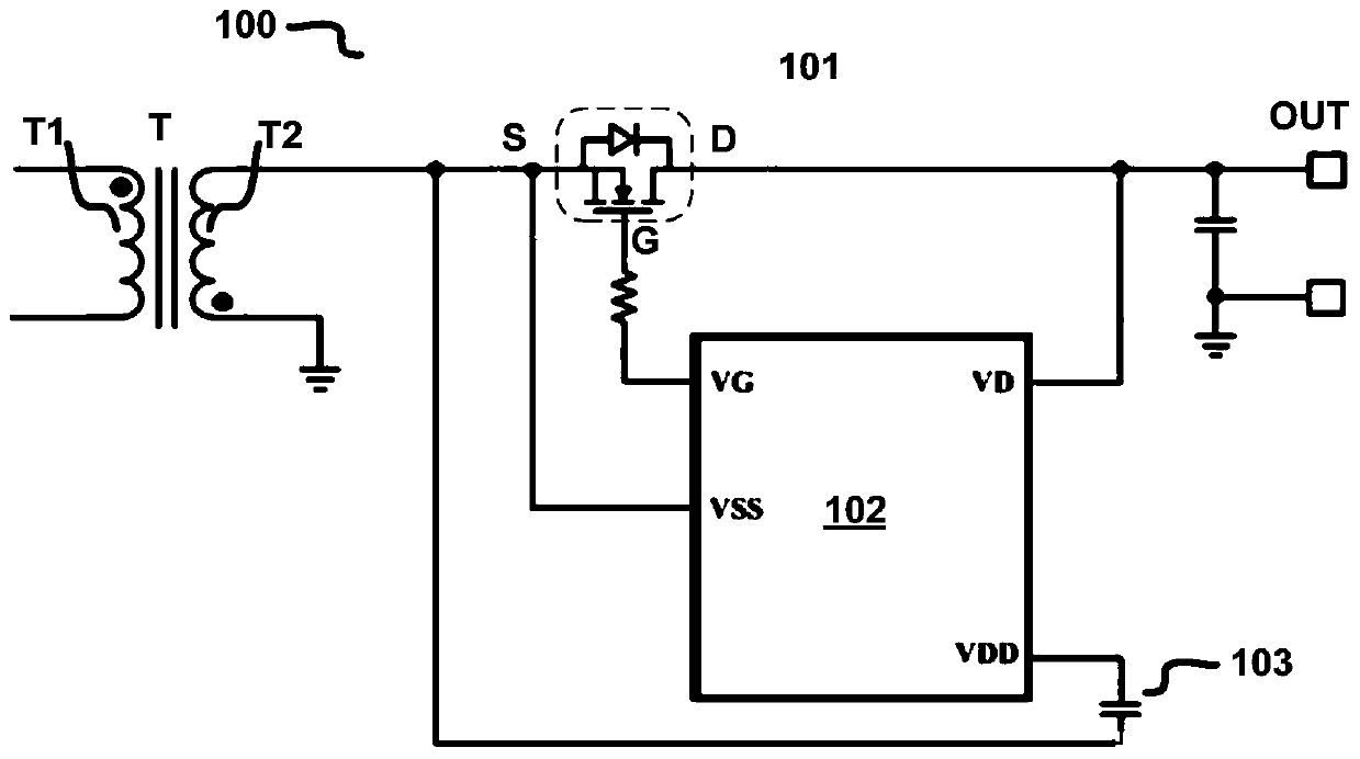 Driving circuit of synchronous rectifier