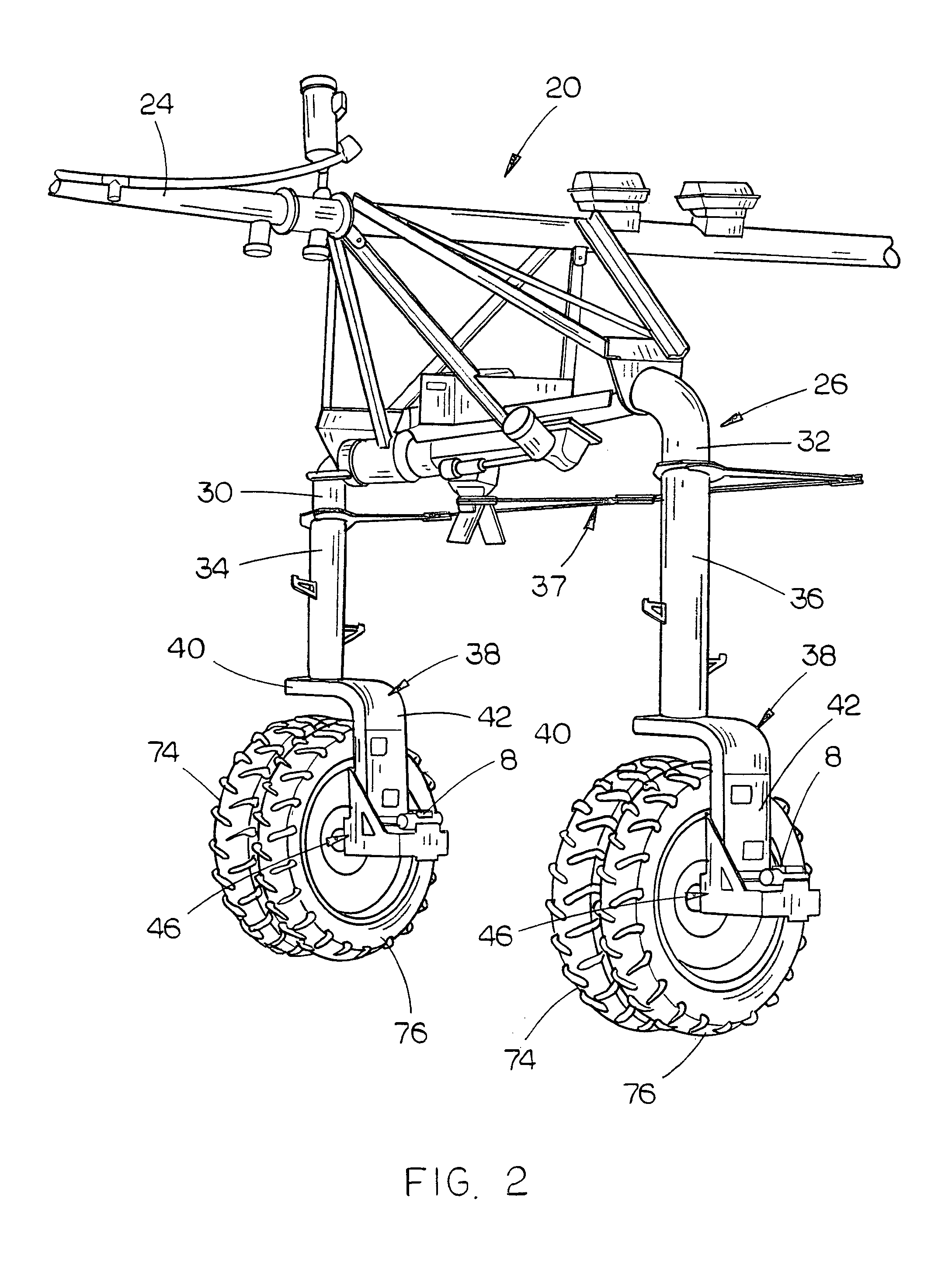 Flotation drive assembly for mechanized irrigation systems