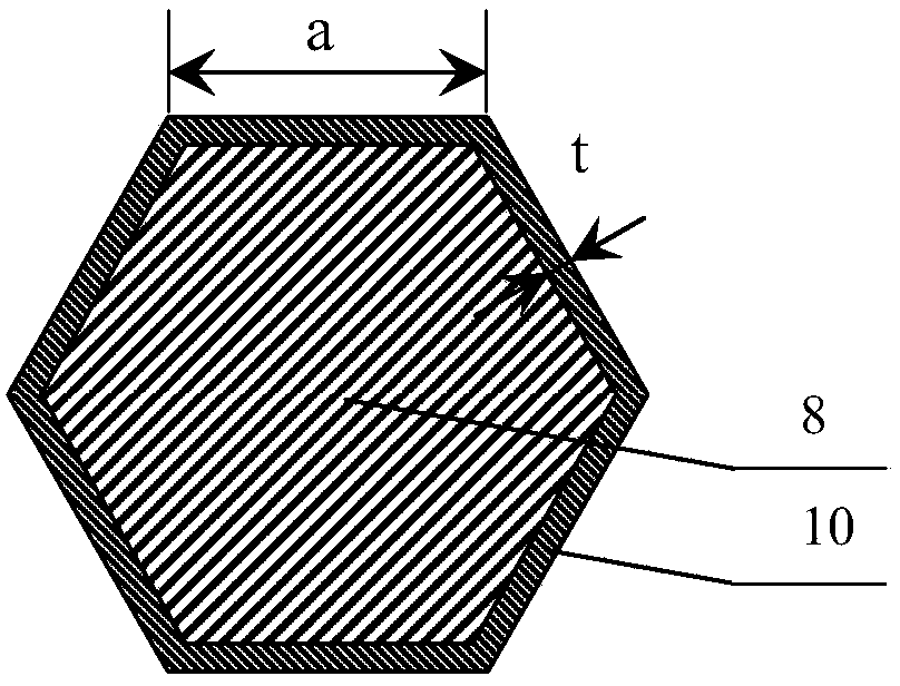 Aluminum honeycomb/lead composite energy consumption device