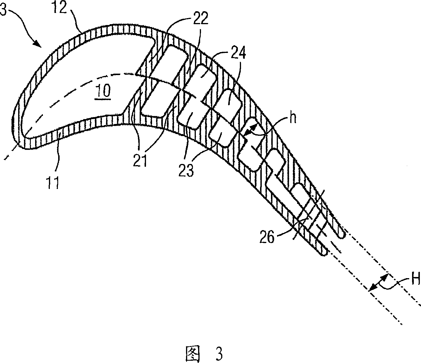 Blade or vane for a rotary machine