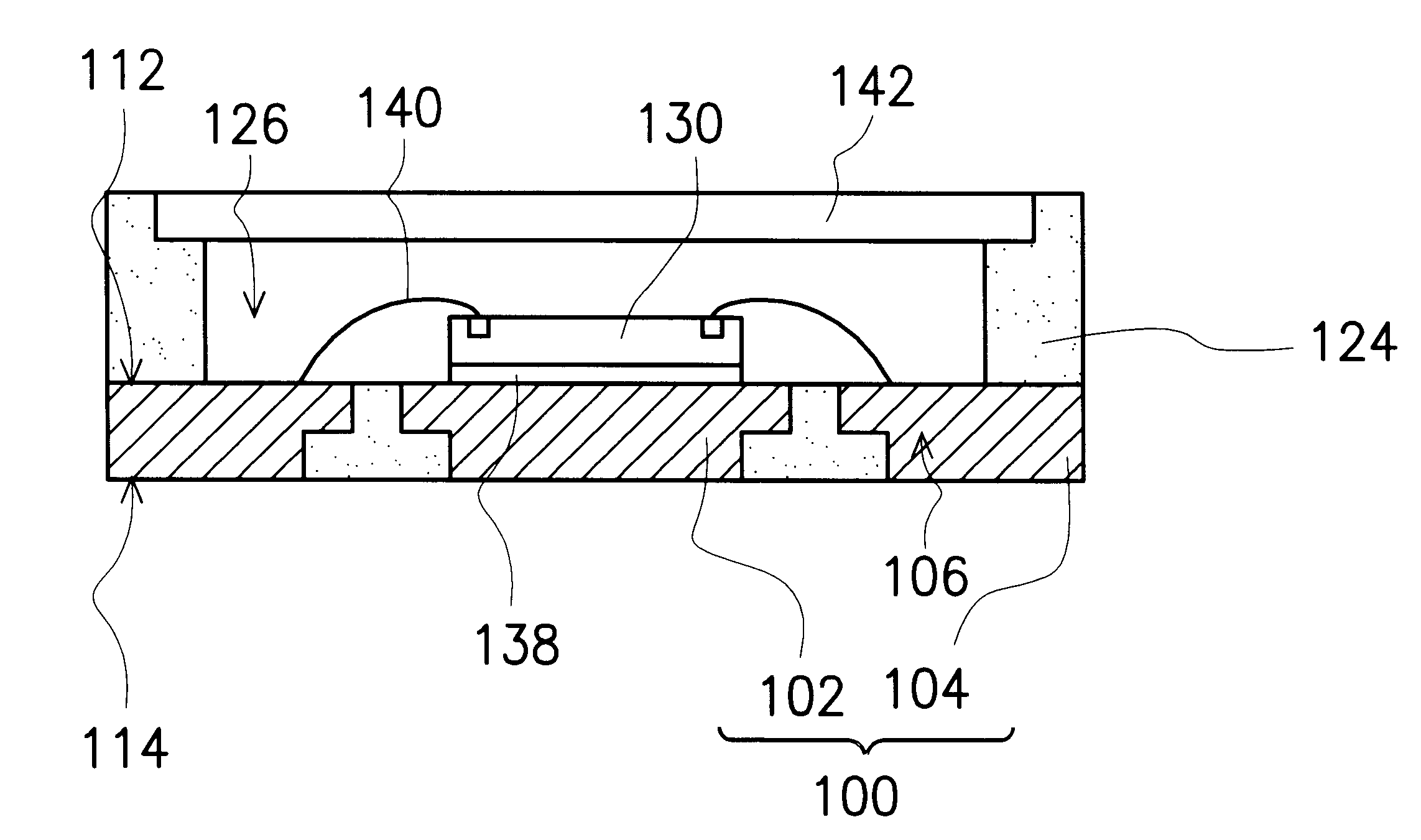 Leadless image sensor package structure and method for making the same