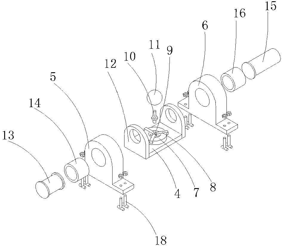 Processing tool and processing method for novel net rack bolt ball