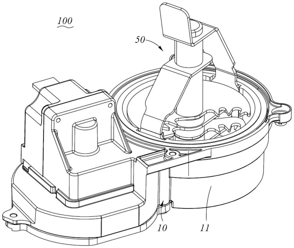 Ice crushing device and refrigerator