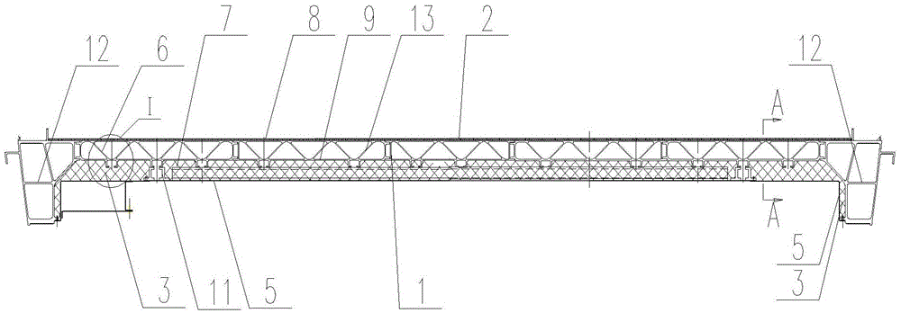 A floor structure for a rail vehicle