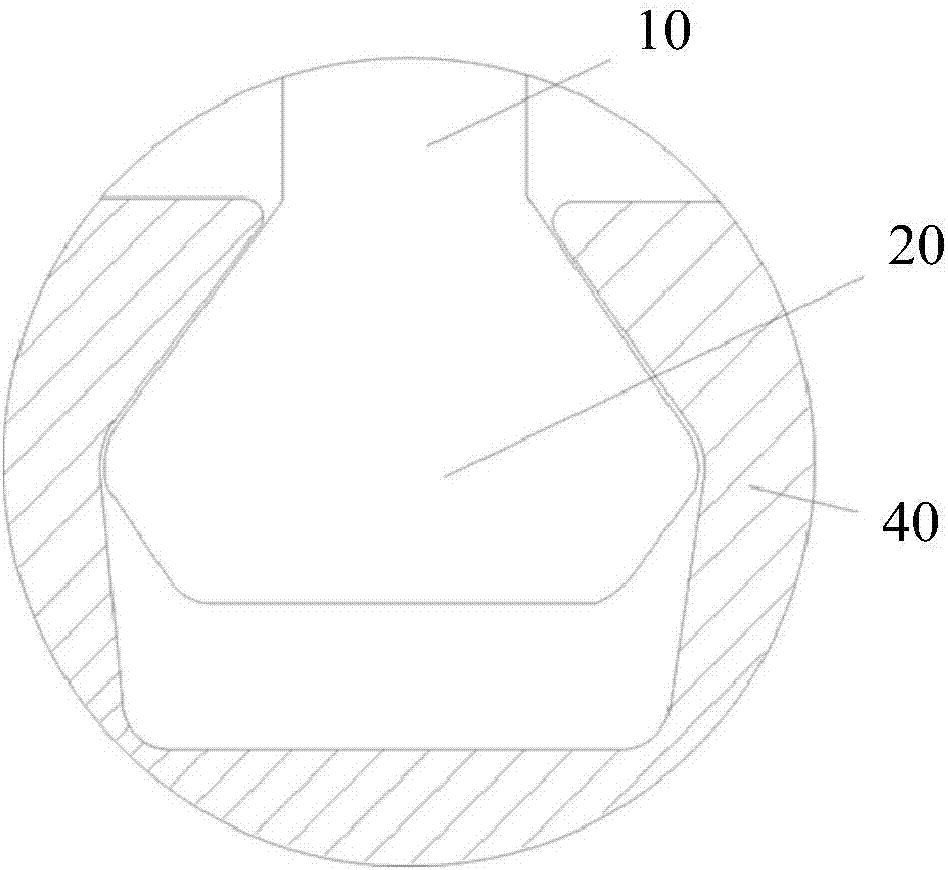 Falling off test rotor assembly and releasing method for the same