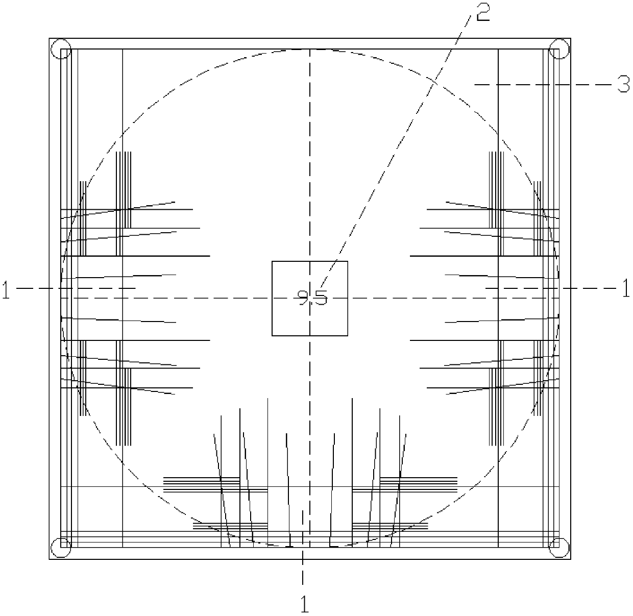 Dental card and method for measuring dental model sizes based on dental card comparison