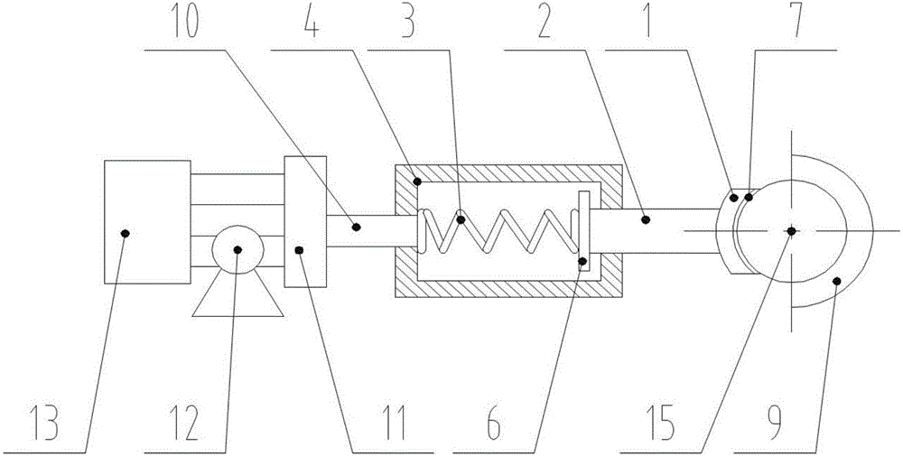 Locking device suitable for piston rod