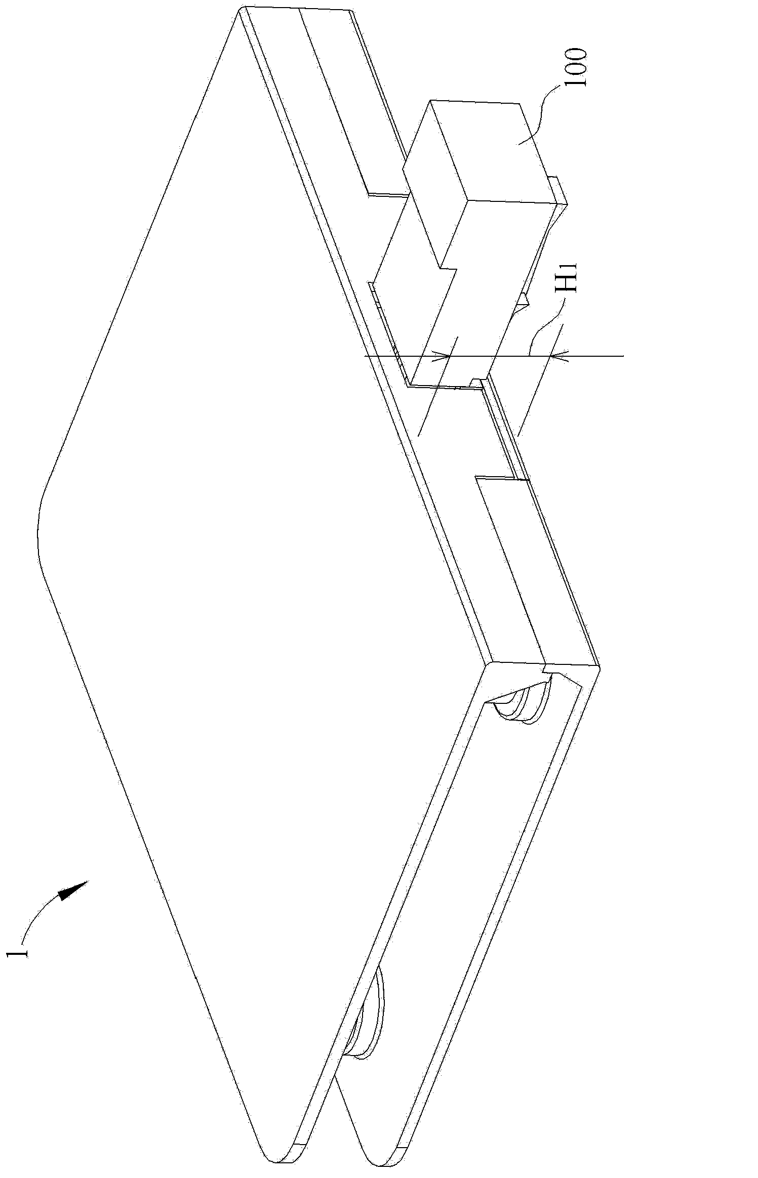 Connector structure and electronic device having the same
