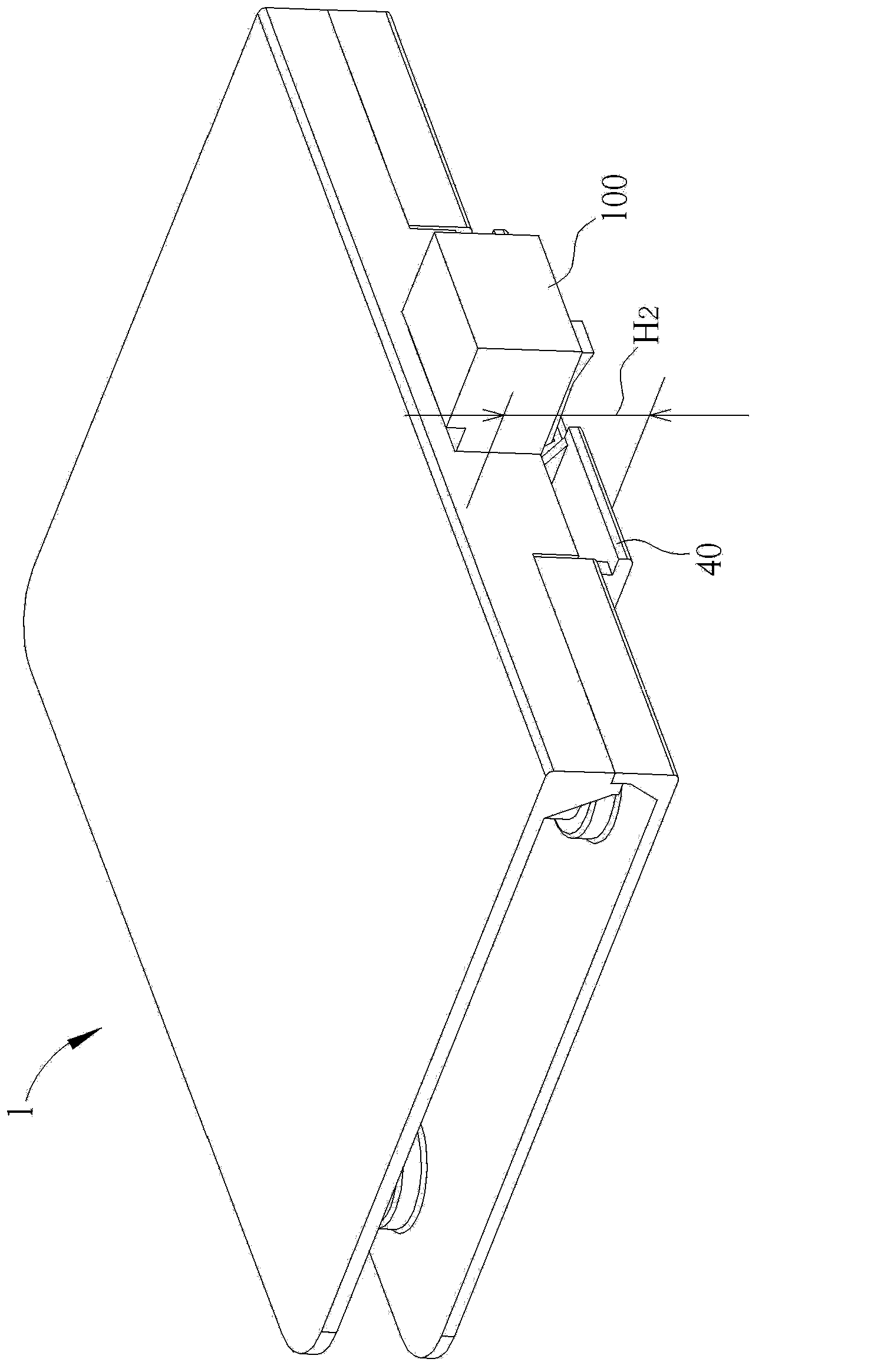 Connector structure and electronic device having the same