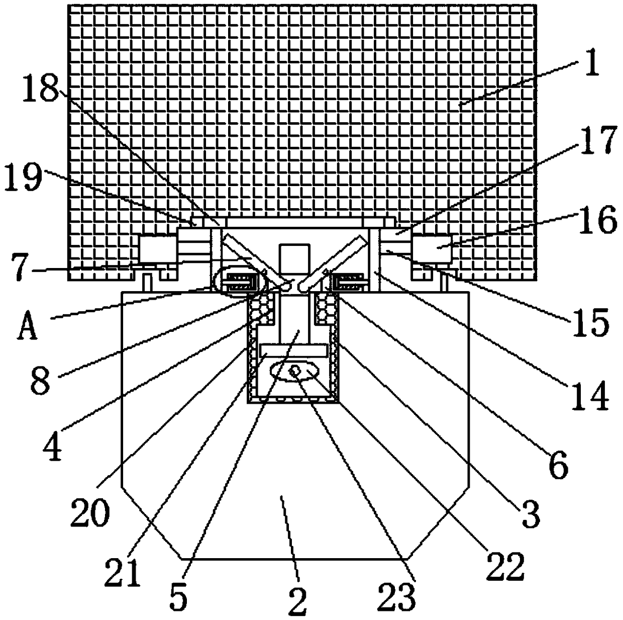 Biological purification system and application thereof in wetland park water treatment