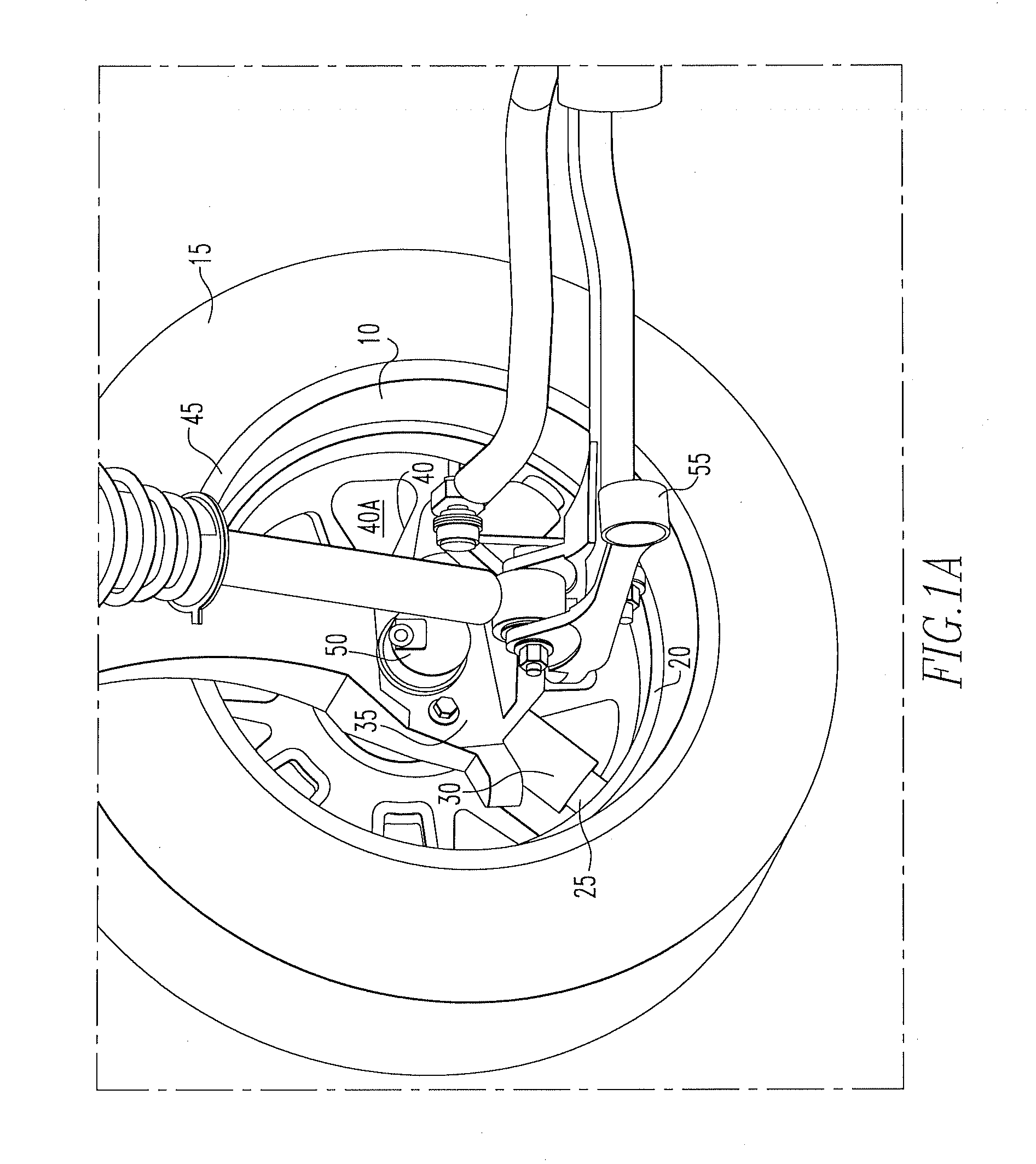 Integrated brake, suspension and wheel system