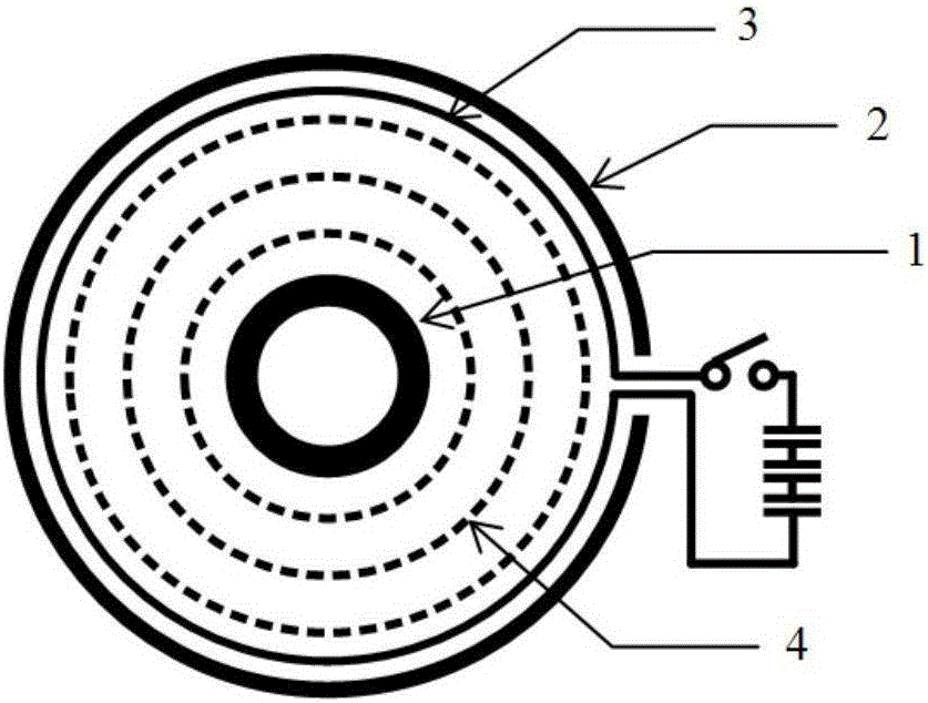 A tesla transformer with parallel magnetic circuit