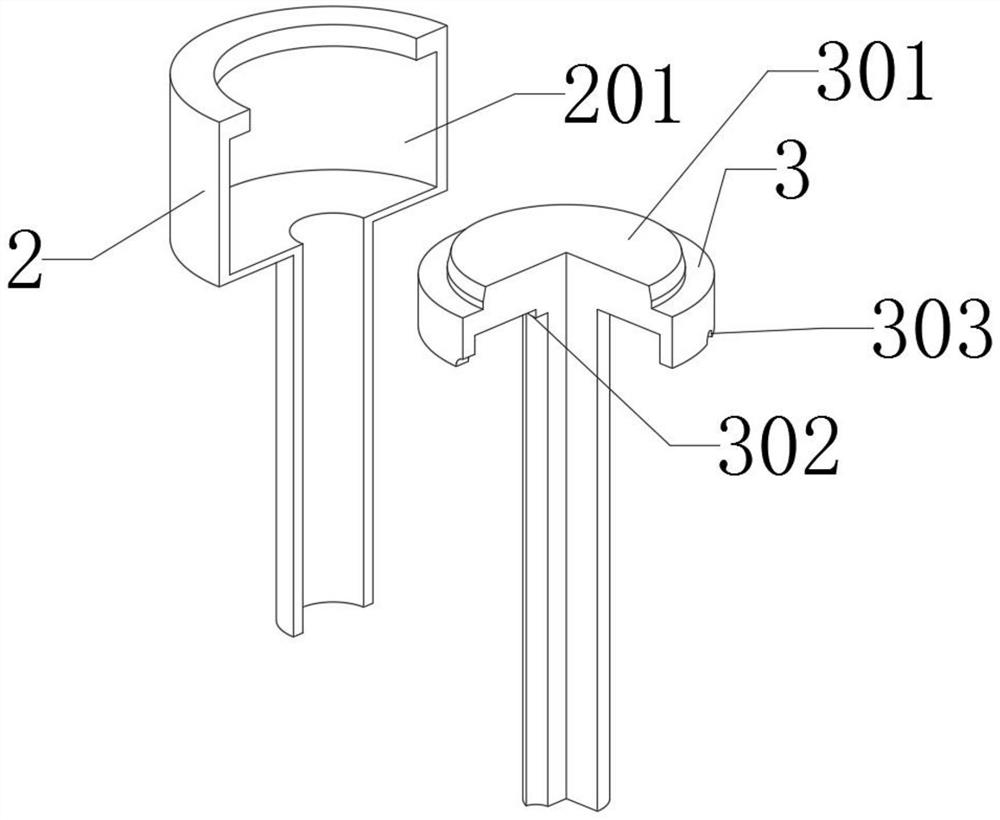 Urination device with stretching gas impact unlocking function