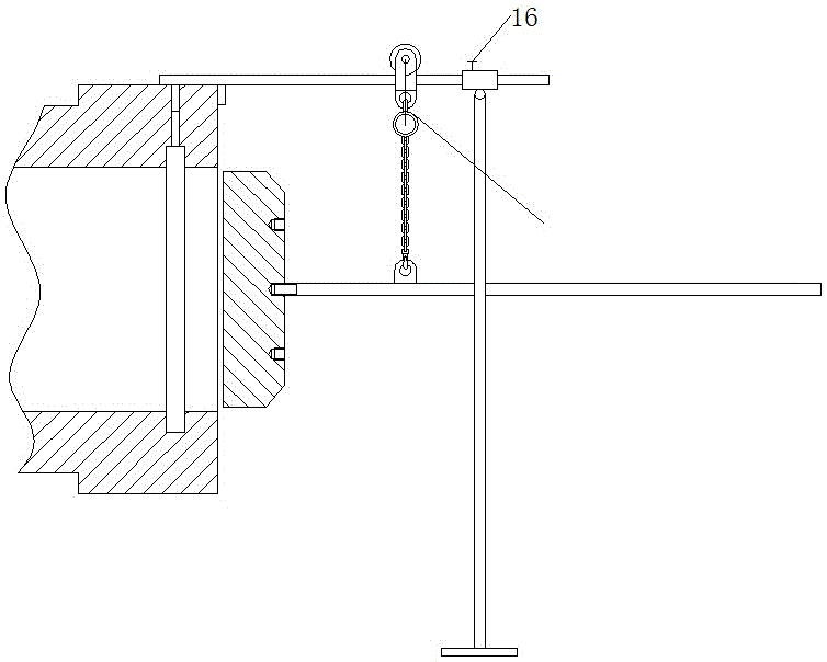 Special tool and method for demounting and mounting of high-pressure self-sealing manhole