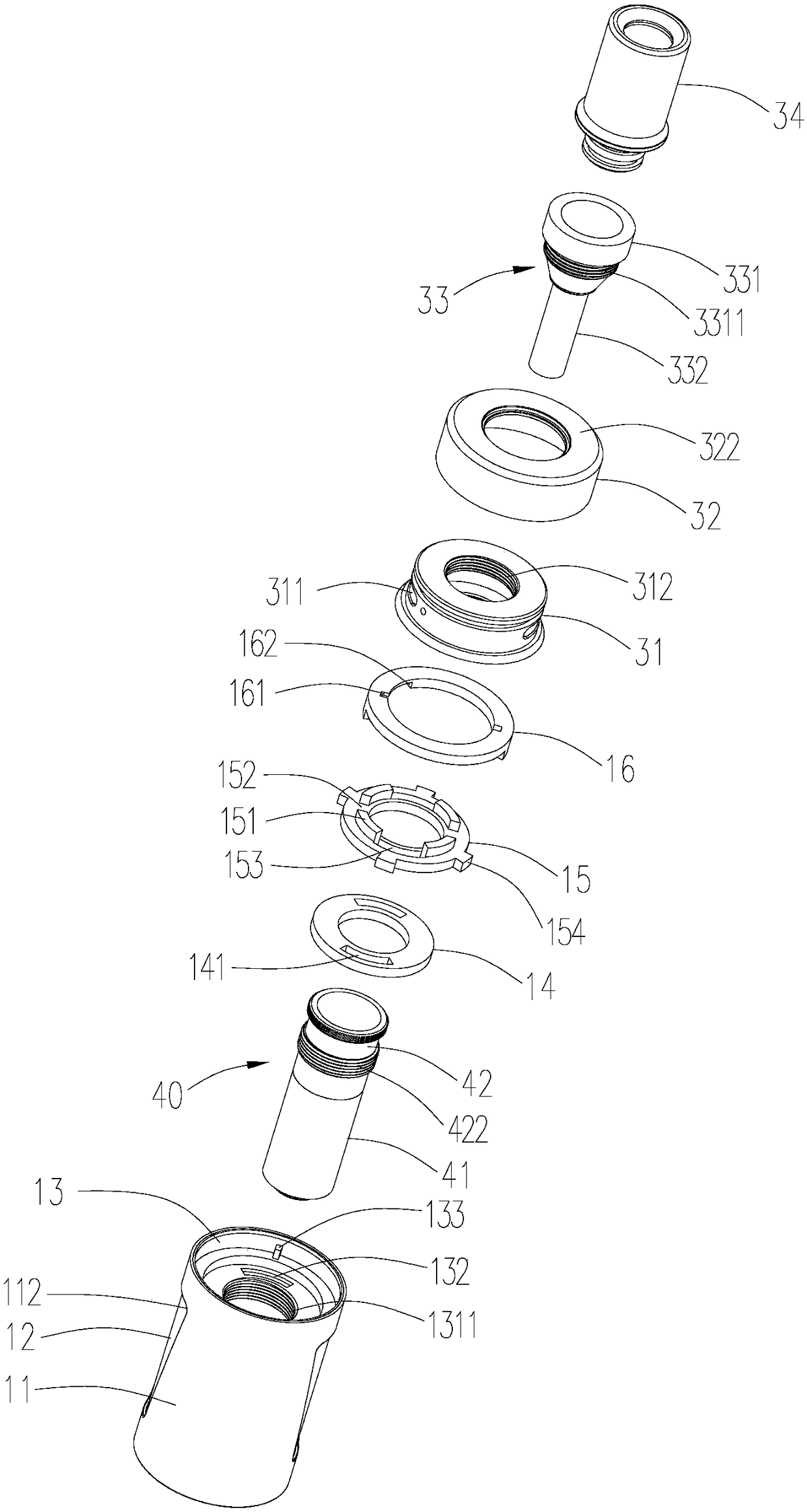 Atomizer and electronic cigarette provided with same