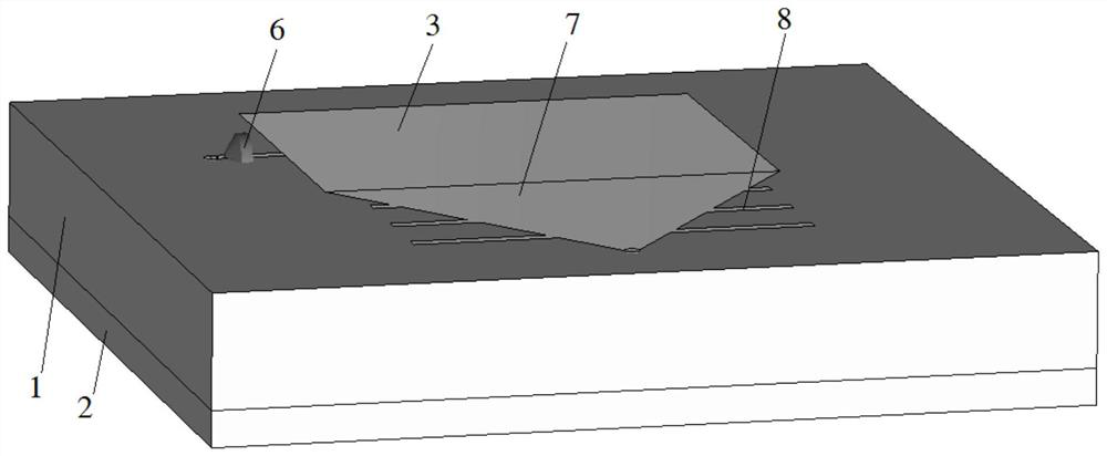 A 1-bit digitally encoded metamaterial antenna unit