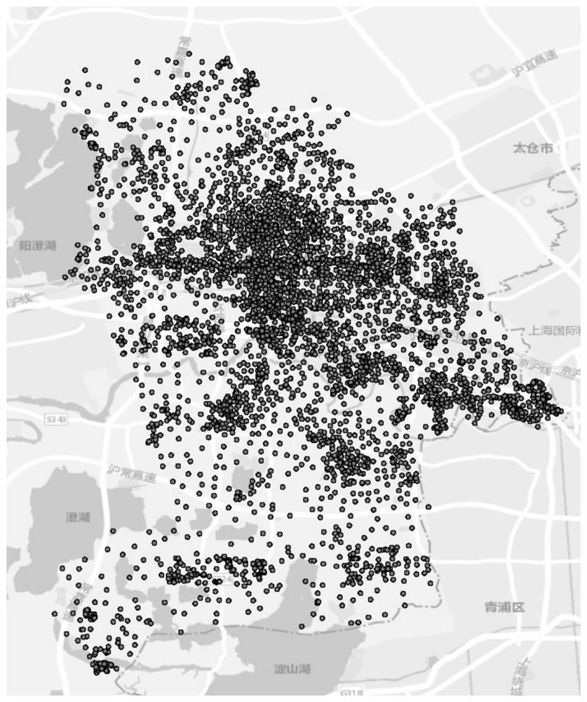 Novel shared public transport service area selection method based on mobile phone signaling data