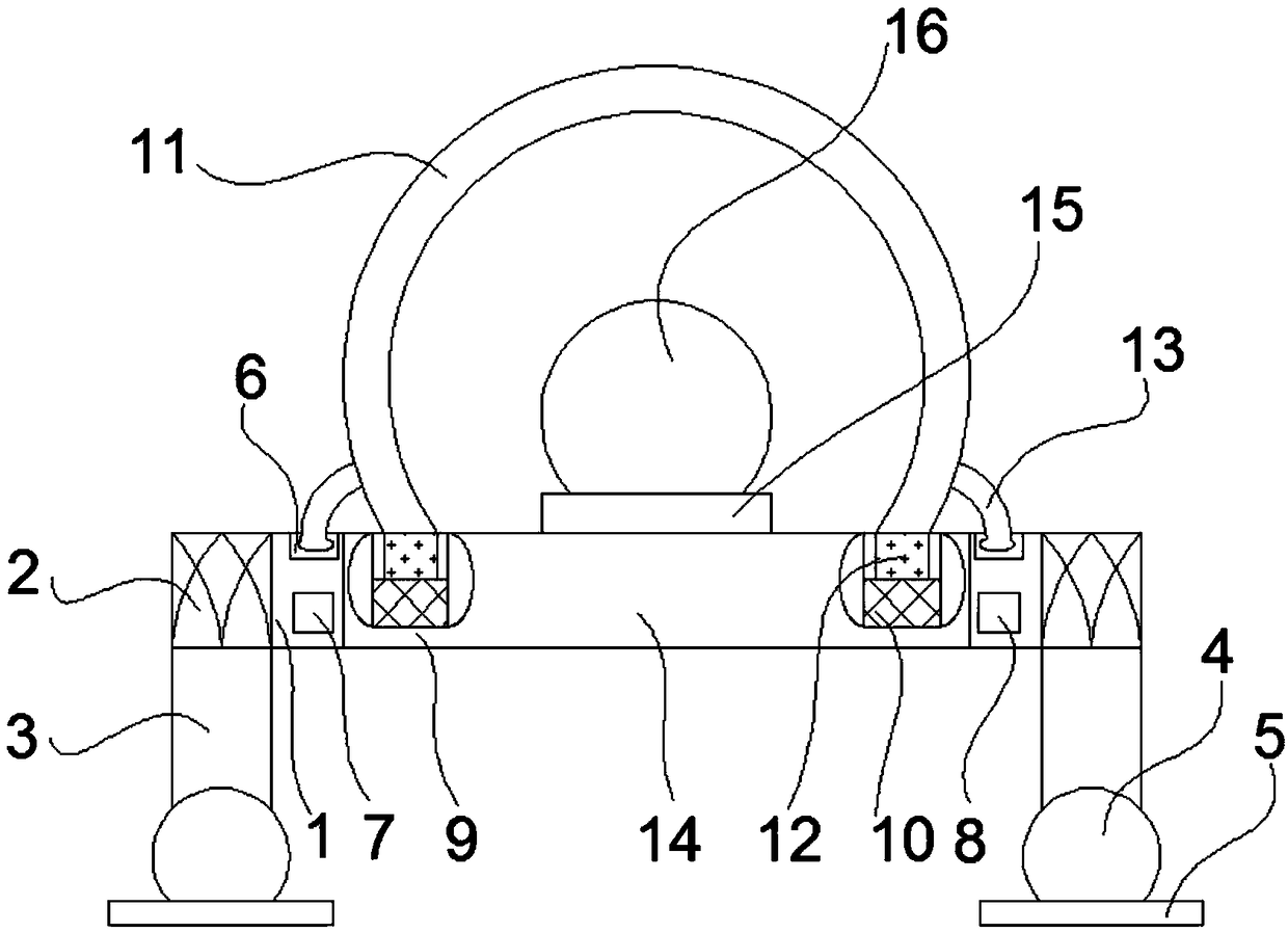 Deep UV LED light source inorganic packaging structure