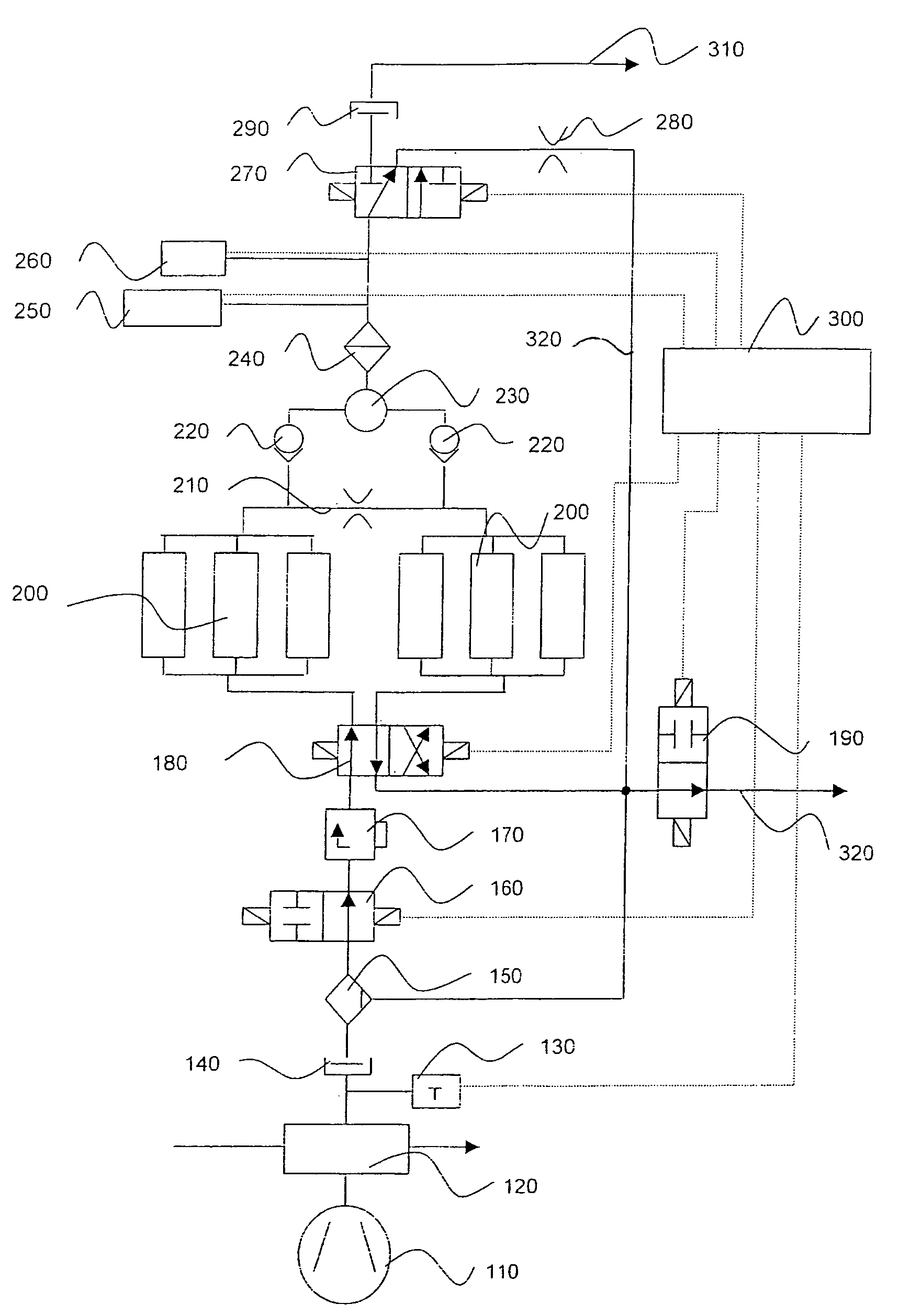 Device for enriching air with oxygen in an aircraft, and a method for operating the device